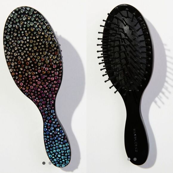BAUBLEBAR | sparkle hair brush | Anthropologie | rainbow | New NIB - Picture 1 of 7